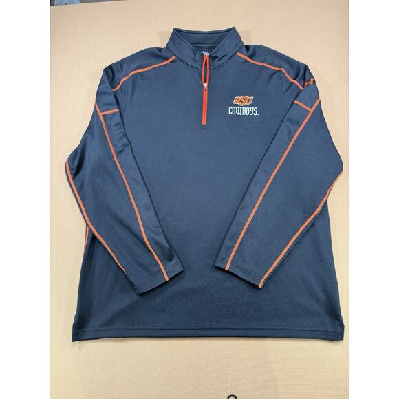 Under Armour Other - Under Armour OSU Cowboys 1/4 Zip Pullover 3XL Loose AllSeasonGear Orange Trim
